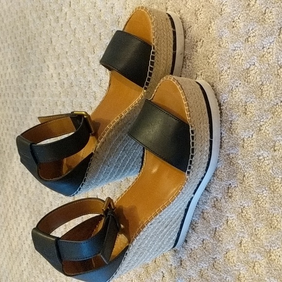 See By Chloe Shoes - See by Chloe wedge espadrilles leather
